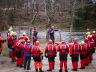 Team members joined a New Hampshire Fire Academy Swiftwater Rescue course in Twin Mountain to orient fire fighters to using kayakers for line ferrying and safety.